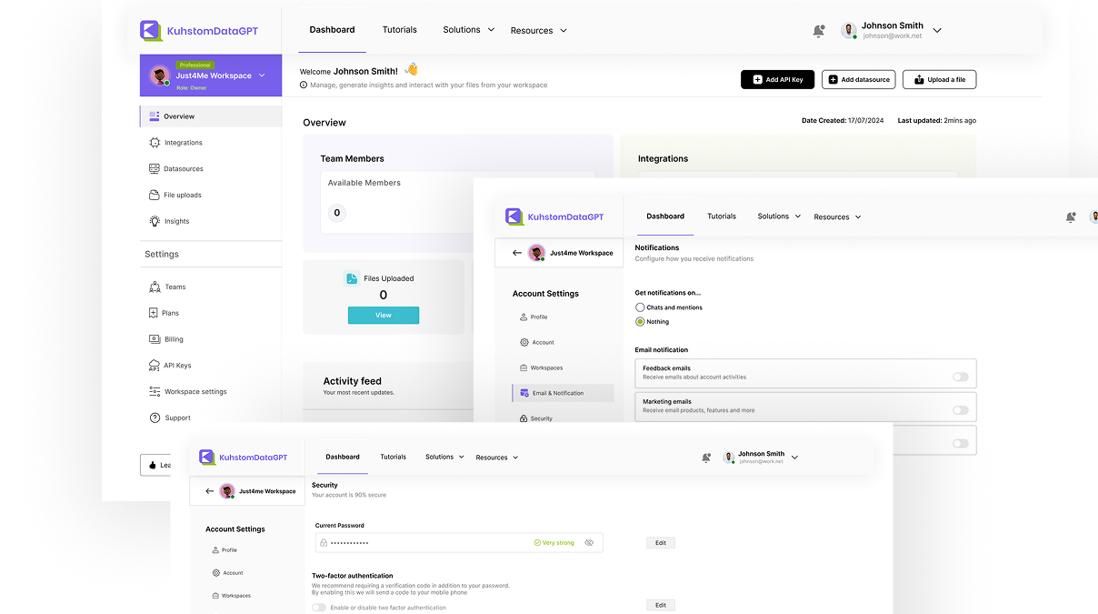 account section