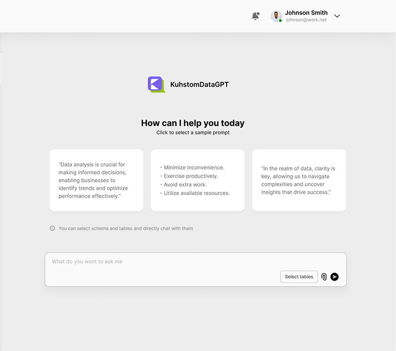 chat section